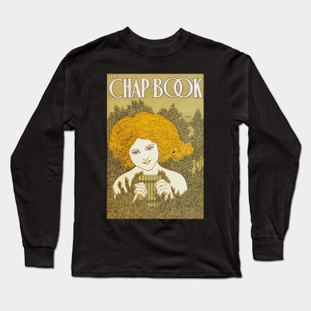 Magazine Cover - The Chap Book Long Sleeve T-Shirt by CozyCanvas